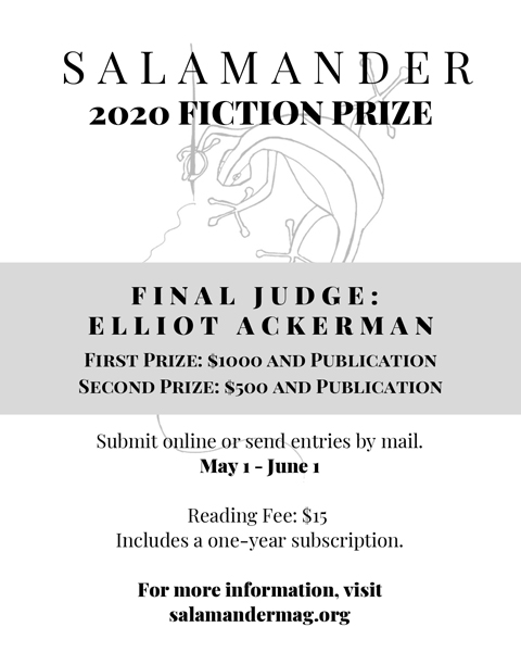 Salamander 2020 Fiction Prize